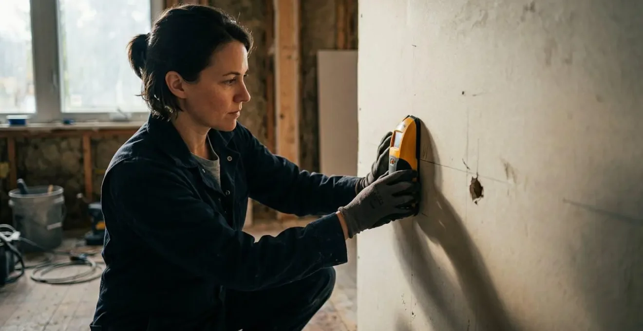 Inspection technique d'un mur porteur avant installation d'une porte blindée
